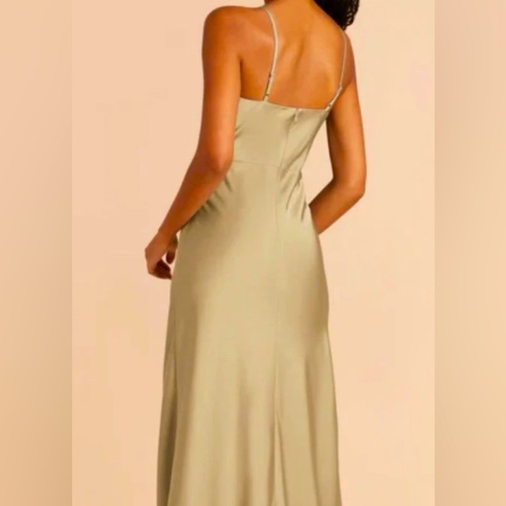 BRAND NEW (w/out tag) Birdy Grey Metalic Maxi Full Length Gown Size S Sleeveless - Picture 3 of 3